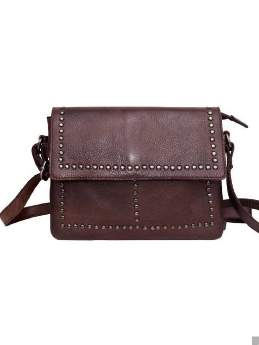 Latico Cleo Leather Studded Crossbody